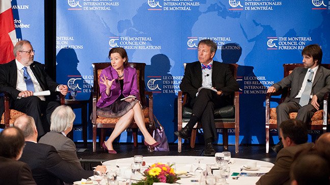 Pierre Arcand, Hélène Gagnon, Steven Guilbeault, Jean Simard