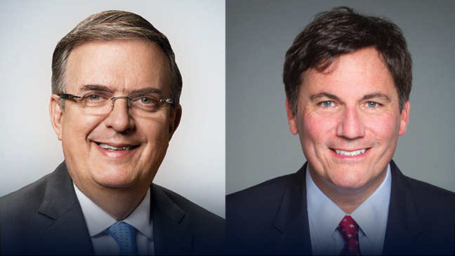 Marcelo Ebrard, Dominic LeBlanc