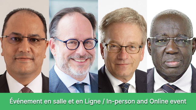 Slim Khalbous, Daniel Jutras, Rémi Quirion, Adama Lam