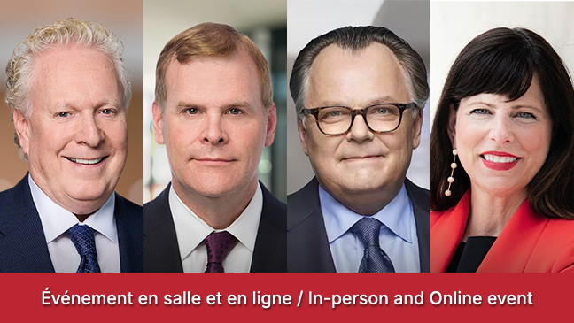 Jean Charest, John Baird, Marc-André Blanchard, Louise Blais