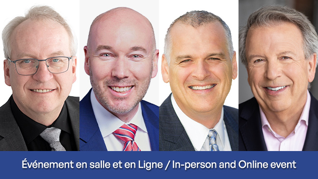 Claude Gosselin, Louis Langlois, Sébastien Ross, Jean Simard