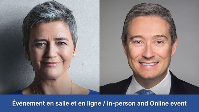 Margrethe										 Vestager, François-Philippe Champagne