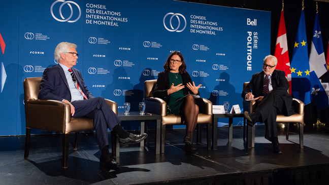 Jim Carr, Cecilia Malmström, Pierre Marc Johnson