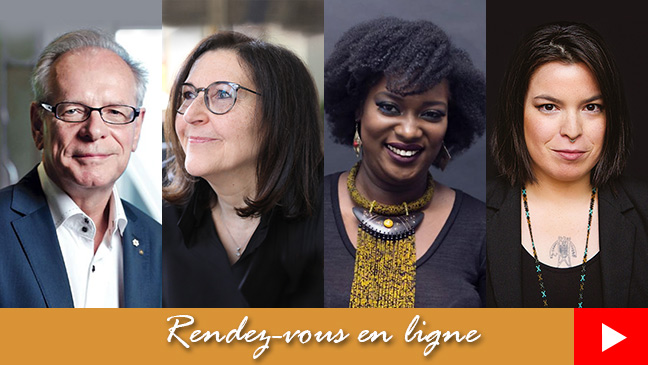 Simon  Brault, Louise Lantagne, Vanessa Kanga, Natasha Kanapé Fontaine