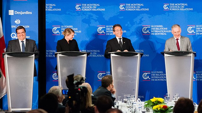 Marcel Côté, Mélanie Joly, Richard Bergeron, Denis  Coderre