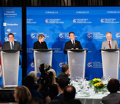 Marcel Côté, Mélanie Joly, Richard Bergeron, Denis  Coderre