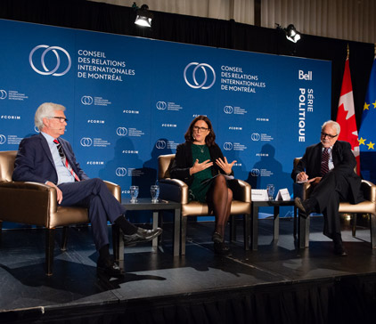 Jim Carr, Cecilia Malmström, Pierre Marc Johnson