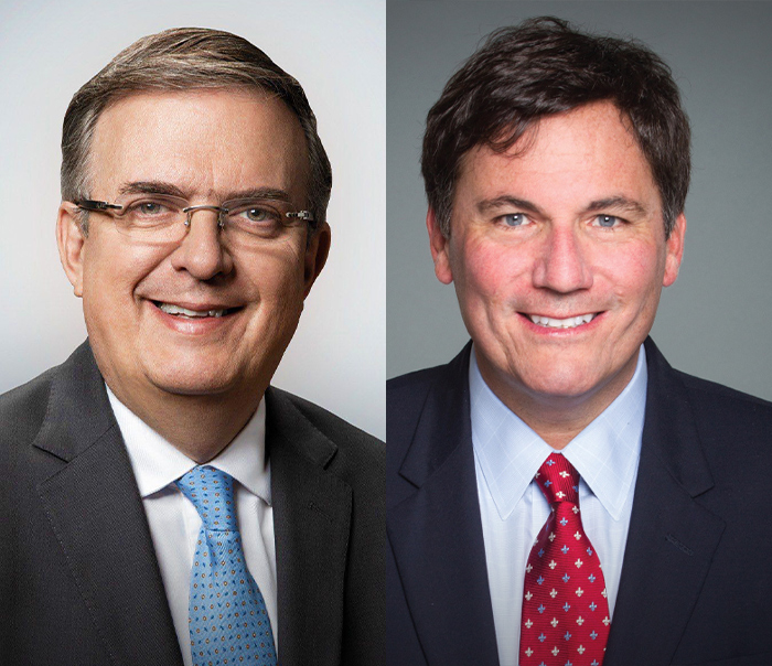 Marcelo Ebrard, Dominic LeBlanc