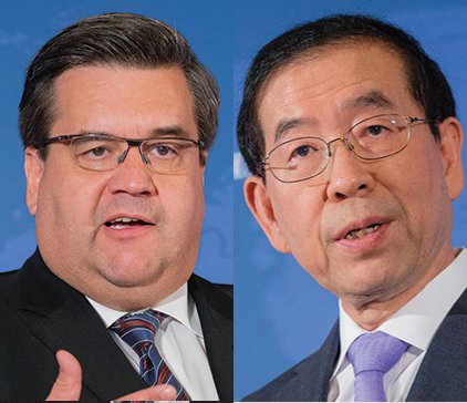 Park Won Soon, Denis Coderre