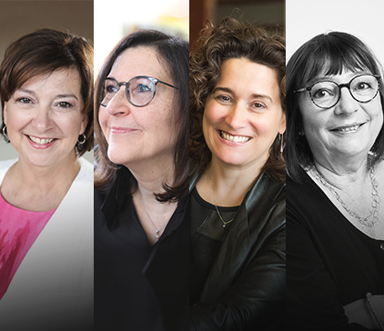 Anne-Marie Jean, Louise Lantagne, Nathalie Maillé, Monique Simard