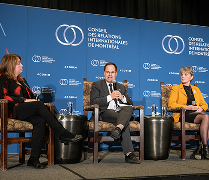 Alexandre Cusson, Josée Néron, Vicki-May Hamm