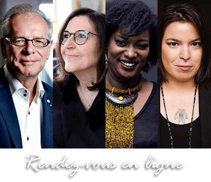 Simon  Brault, Louise Lantagne, Vanessa Kanga, Natasha Kanapé Fontaine